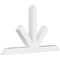 Ekena Millwork Saratoga Architectural Grade PVC Gable Bracket, 84"W x 49"H x 6"D x 6"F, 14/12 Pitch GBP084X49X0606SAR00 - alternate 1